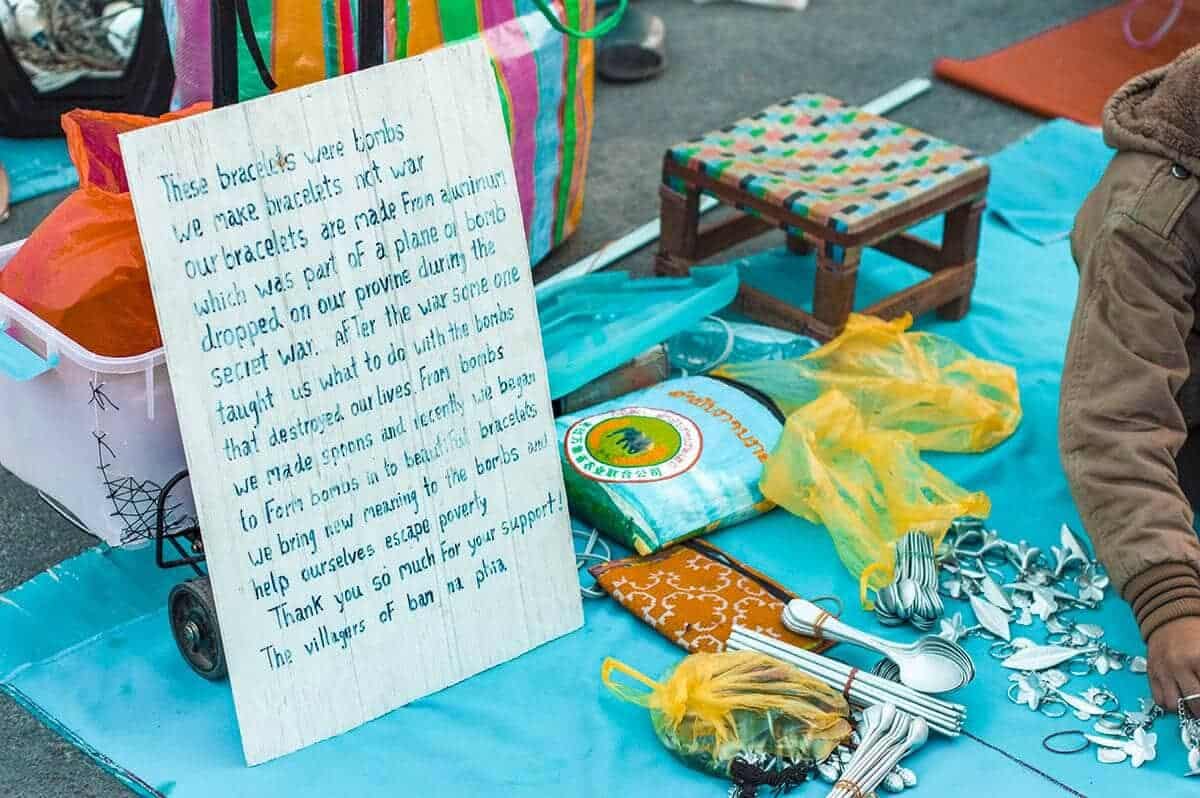 bomb bracelets luang prabang night market