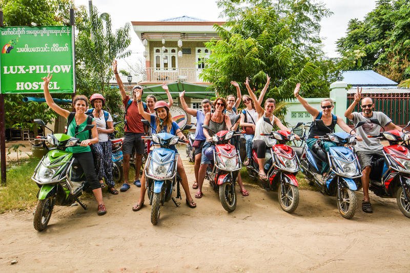 lux pillow fit best hostel in bagan