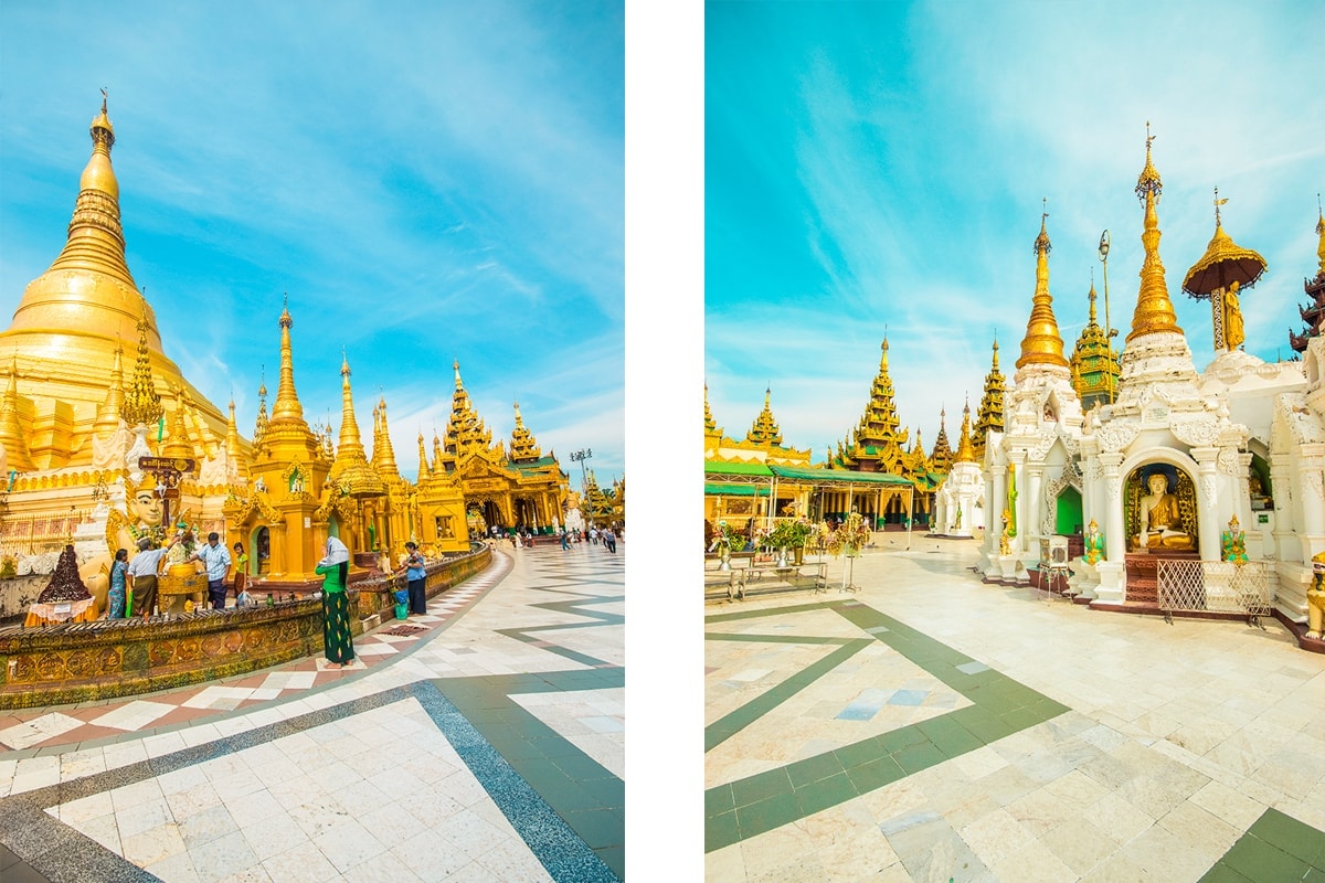 Visiting Shwedagon Pagoda: All You Need to Know 10 people praying at shwedagon pagoda