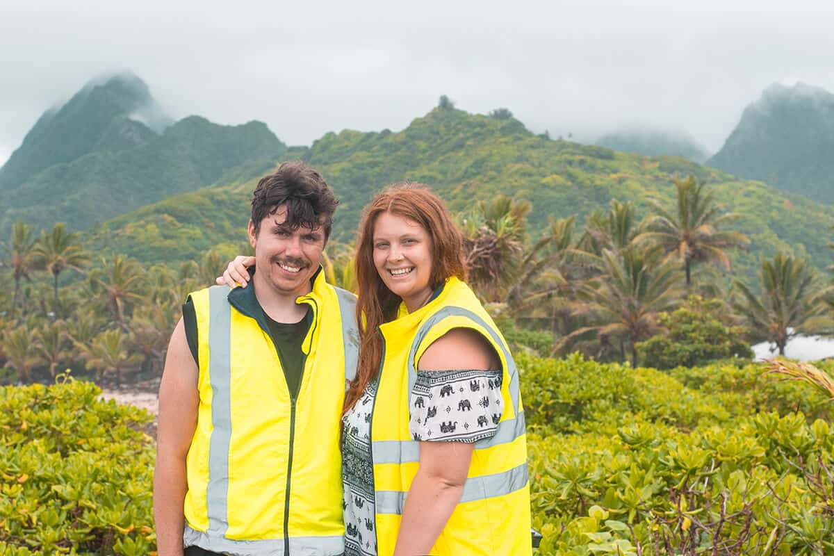 Quad Biking Rarotonga With Raro Quad Tours: Worth It? 14 a rainy day in rarotonga with cloud covering the mountains behind us