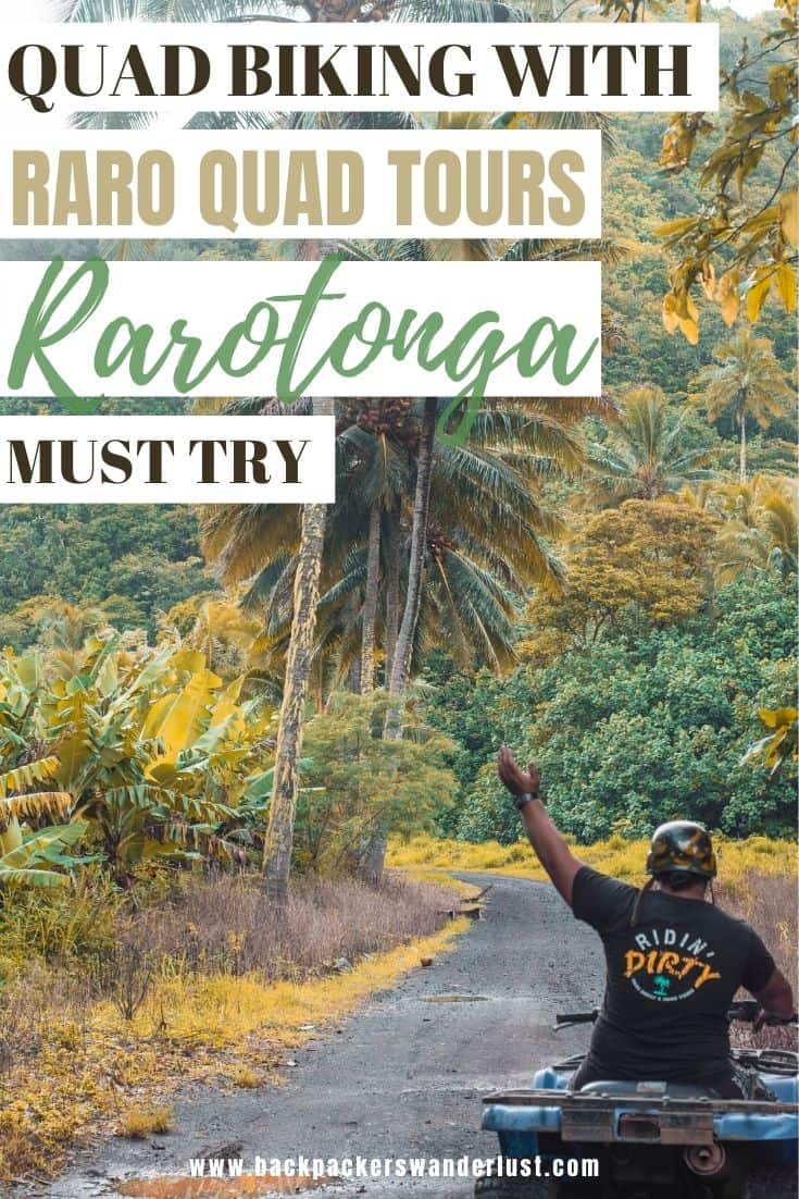 Quad Biking Rarotonga With Raro Quad Tours: Worth It? 20 All you need to know about exploring Rarotonga with Raro Quad Tours. I will be giving you all the information you need to know such as costs, what to pack, and what to expect!