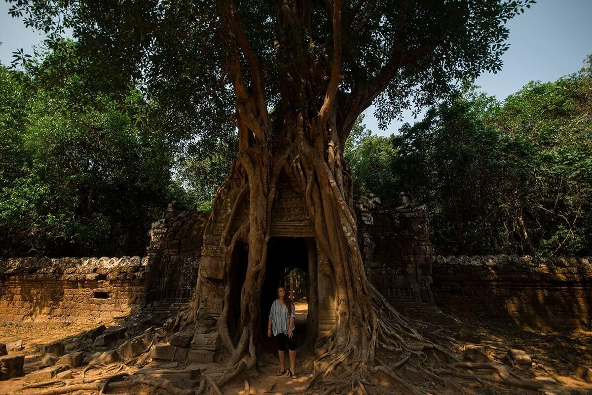 temple in angkor wat complex siem reap