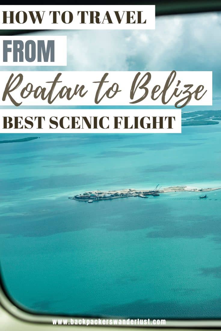 If you are an ocean lover and perhaps are thinking of taking a scenic flight, then I can't recommend taking a flight from Roatan to Belize enough! This is just a typical passenger flight but the views out the window are mind-blowing. So come find out all you need to know about flying from Roatan to Belize. 