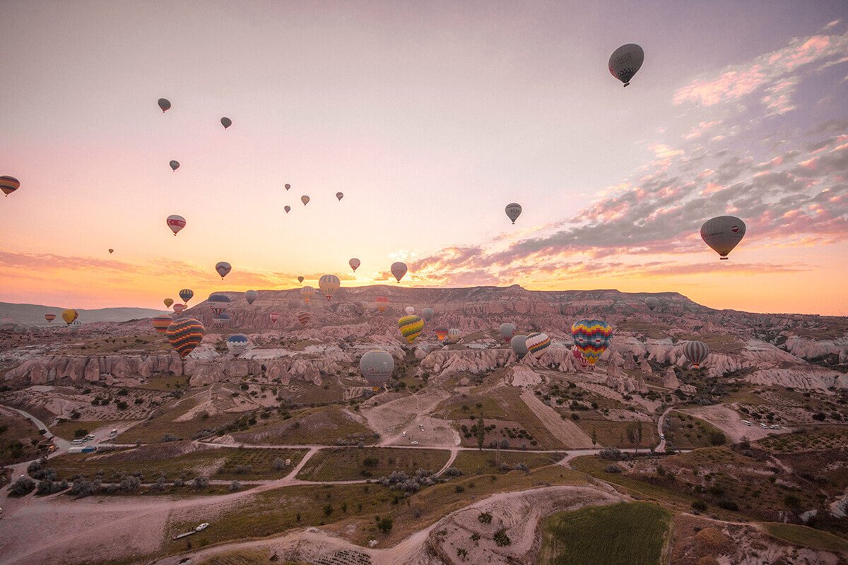 green landscapes royal balloons cappadocia