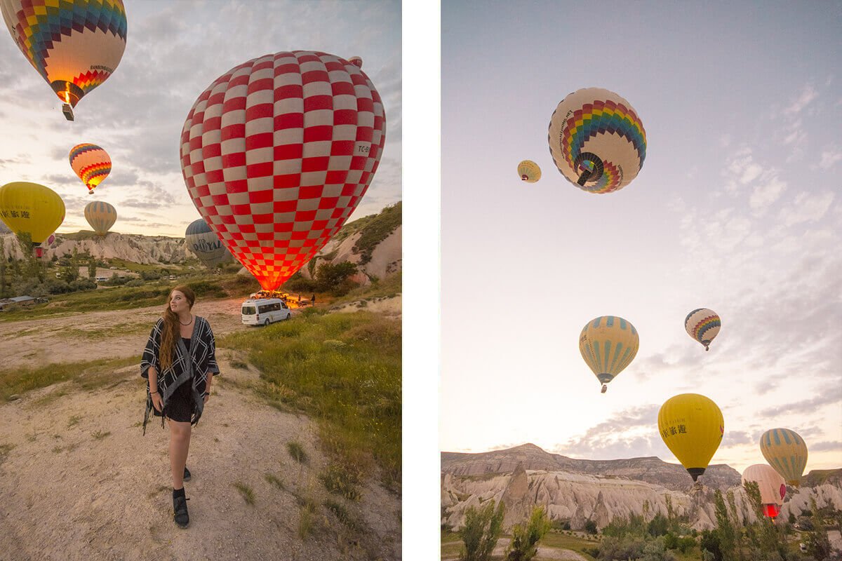 taking off royal balloons cappadocia