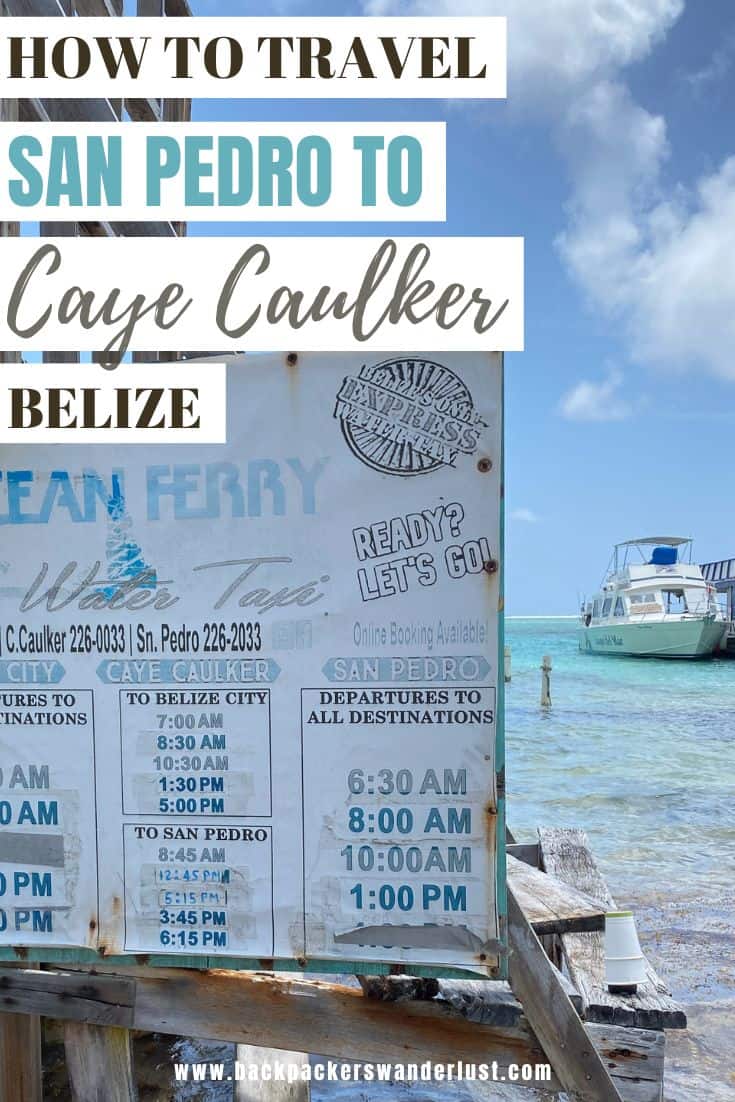 San Pedro To Caye Caulker: Best Ways To Travel Explained 2025 13 Now if you are exploring the country of Belize no doubt you need to hit up the two idyllic islands of San Pedro and Caye Caulker. They both have their highlights whether that is swimming with manatees, checking out the local iguanas, or diving, though how exactly do you travel from San Pedro to Caye Caulker?