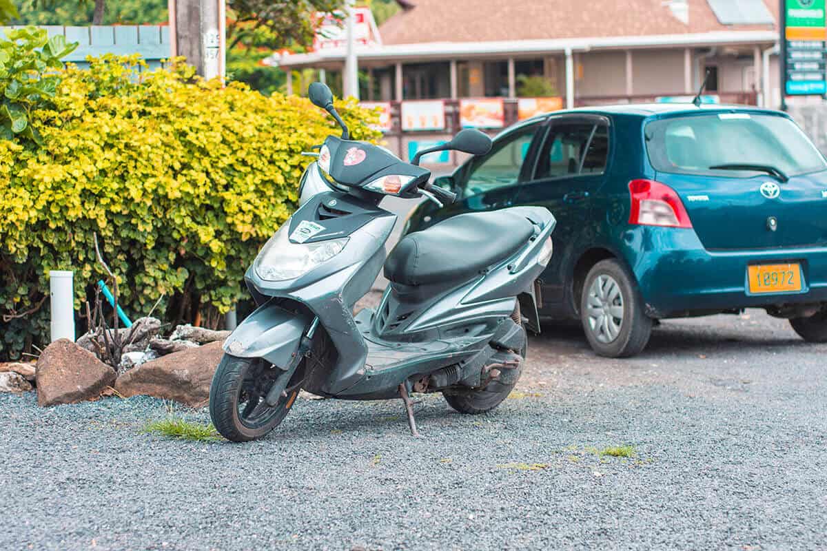 scooter hire in rarotonga and getting a tourist scooter license in rarotonga