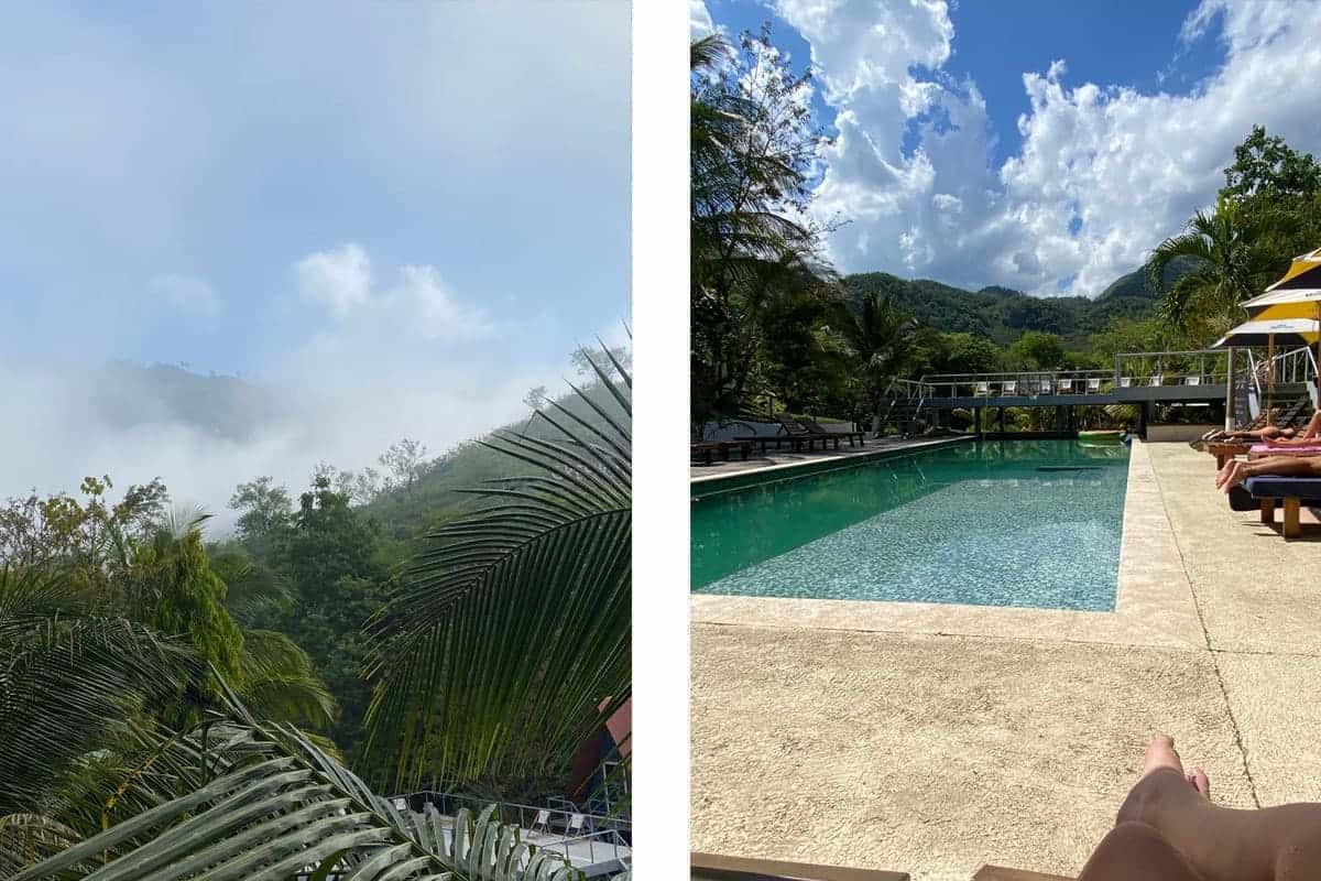 Visiting Semuc Champey Mirador & Pools: All You Need To Know 2025 45 watching the clouds roll in at greengos // enjoying the afternoon pool side after exploring semuc champey