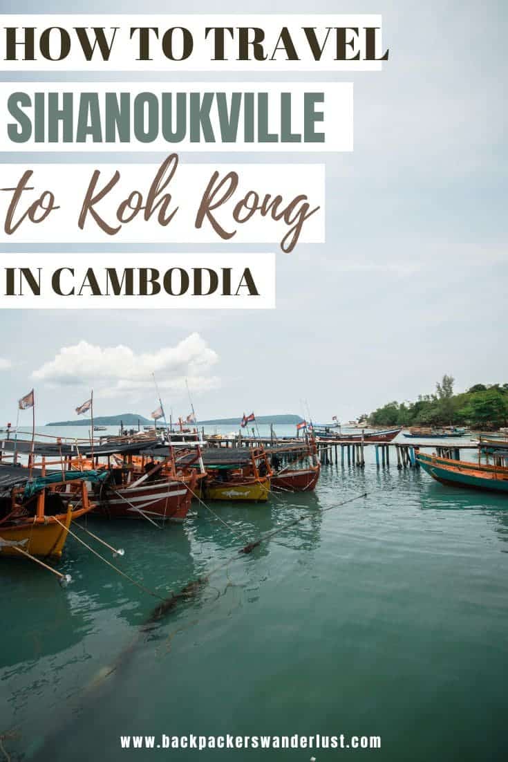 Come find out how to travel from Sihanoukville to Koh Rong. Whether that may be by speed boat, ferry, or the local boat, I will let you know prices, booking tickets, the best companies, and more!