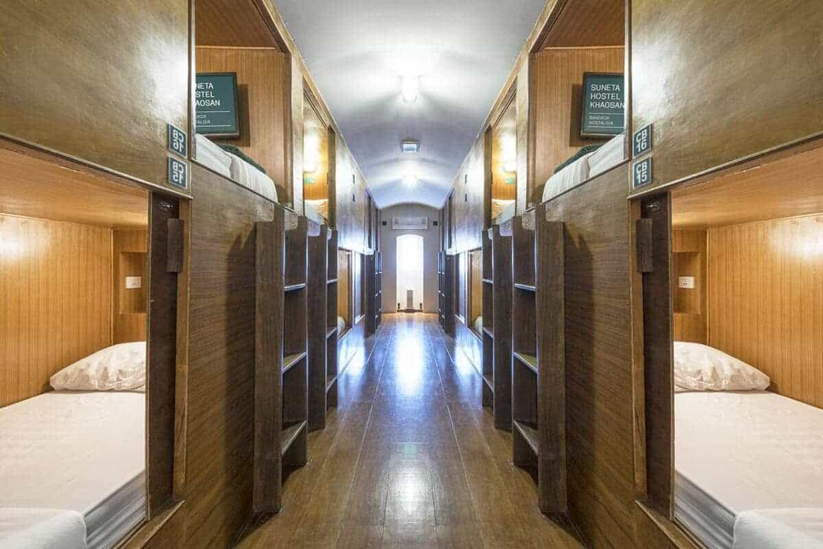 suneta hostel dorm room with televisions