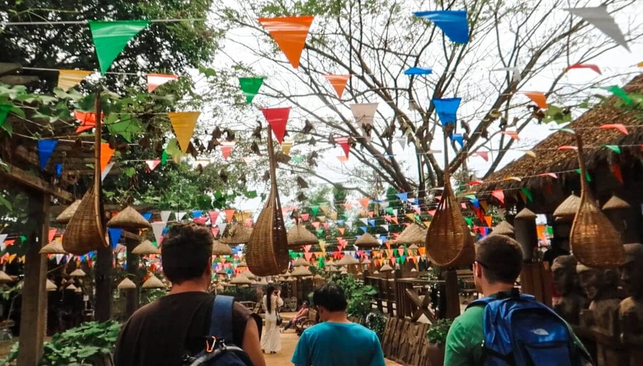 entrance to tad yuang waterfall