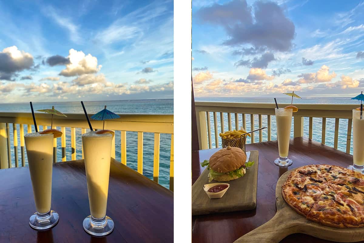 cocktails at the rarotongan resort