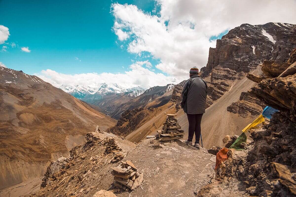view point throng phedi to high camp on the annapurna circuit