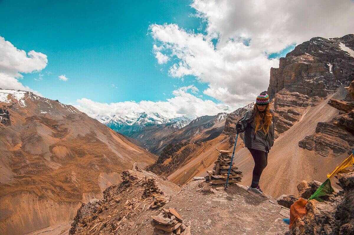 tasha amy view throng phedi to high camp on the annapurna circuit