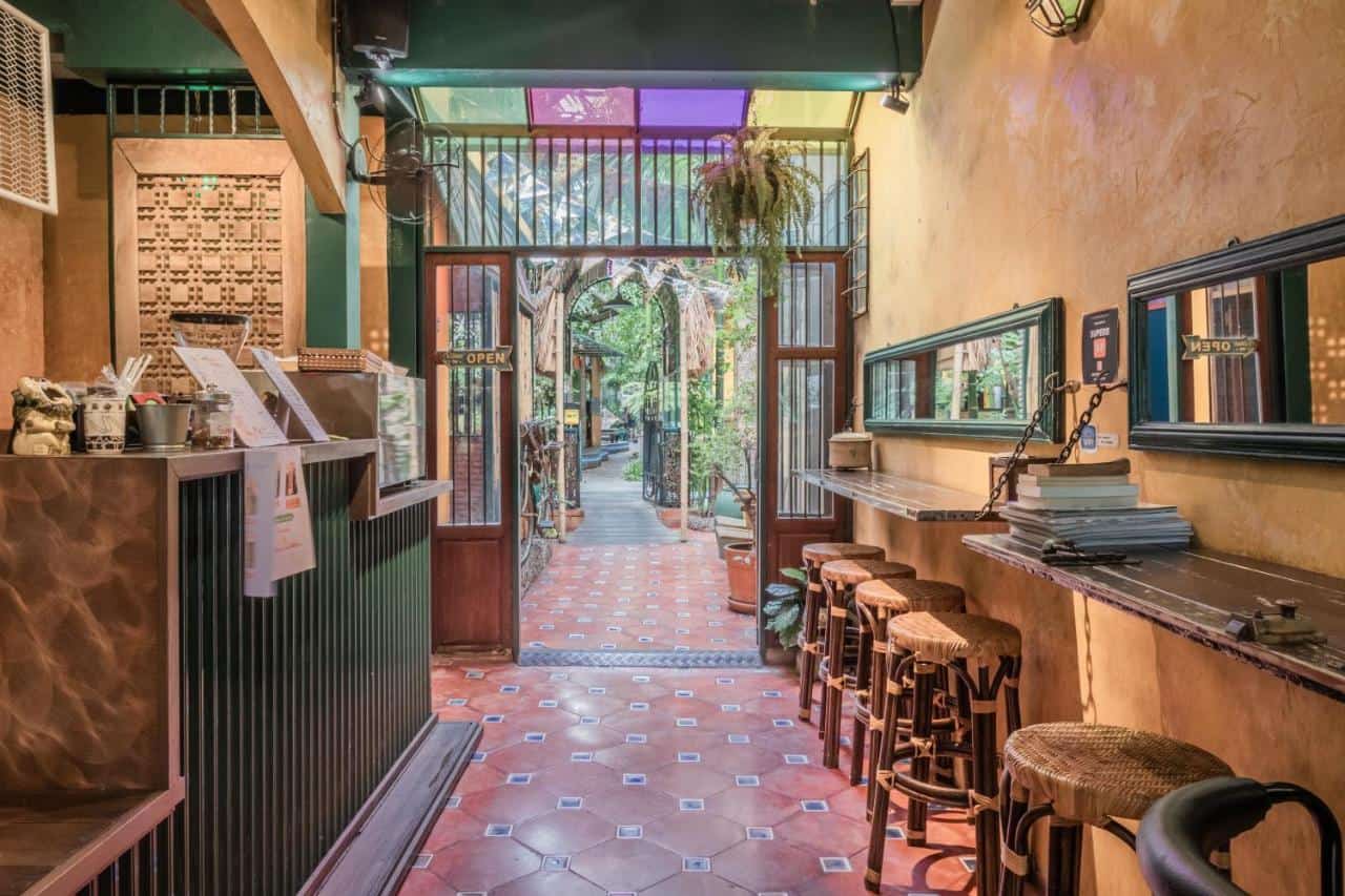 boho vibes at the reception of time sabai 134 near khao san road