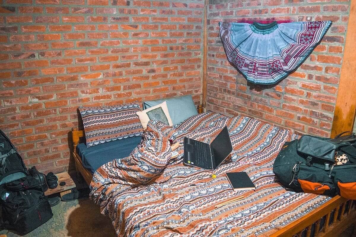 My Vietnam Trip Cost: How Cheap Is Vietnam and My $25 Daily Budget (2025) 6 our homestay room in sapa cost to travel vietnam