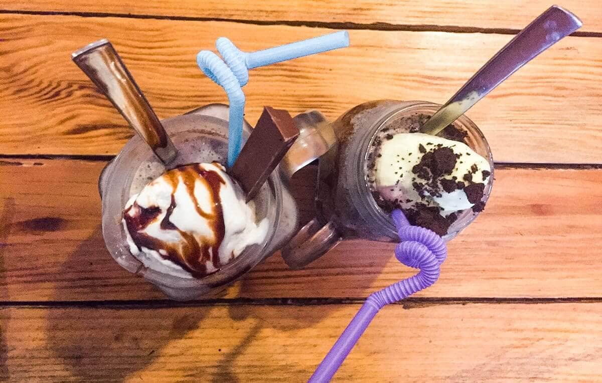 the white rabbit milkshakes where to eat in pokhara