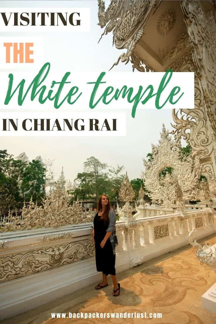 Thinking of visiting The White Temple in Chiang Rai, also known as Wat Rong Khun? Find out absolutely everything you need to know such as how to get there, what to do, entry fees, where to stay, and more important information!