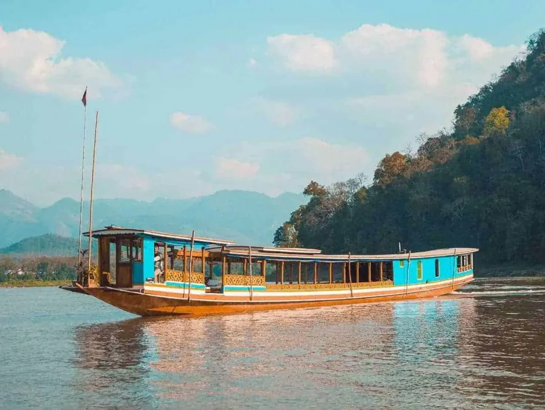the slow boat to luang prabang in laos