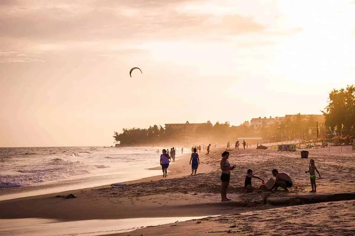 enjoying life on the beach in mui ne
