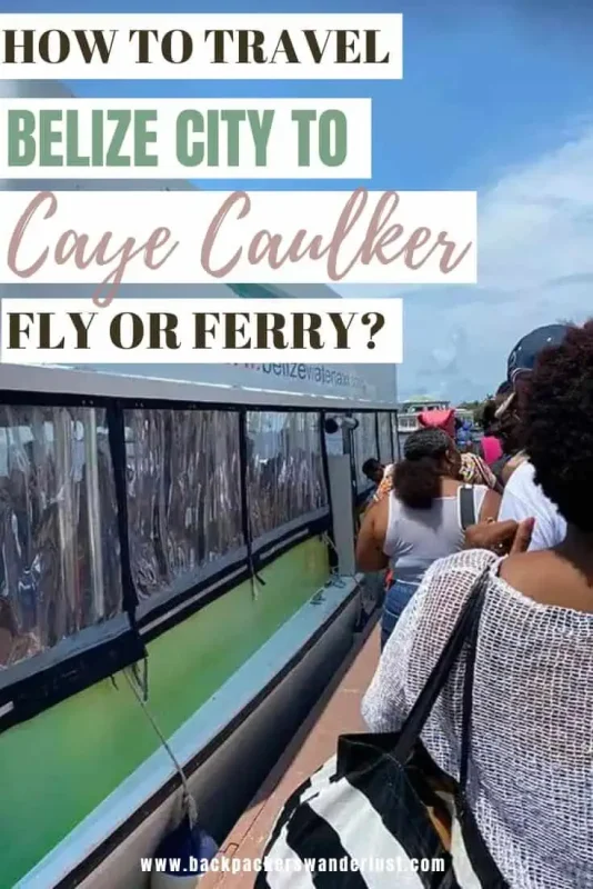 Find out all you need to know about traveling from Belize City to Caye Caulker. Let this guide be your trusted companion, letting you know the best transport methods, how to buy tickets, how long it takes, and more!