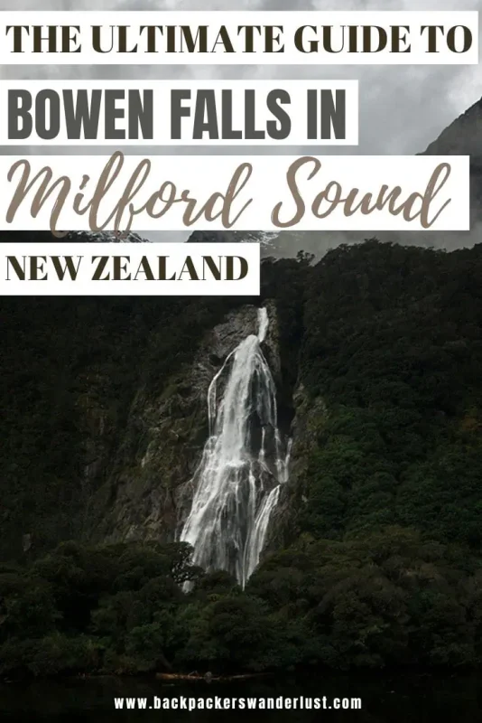 Let's discover the epic spot which is Bowen Falls in Milford Sound. I will let you know absolutely everything you could need to about visiting, such as how to get there, what to expect, walking the track, and more.
