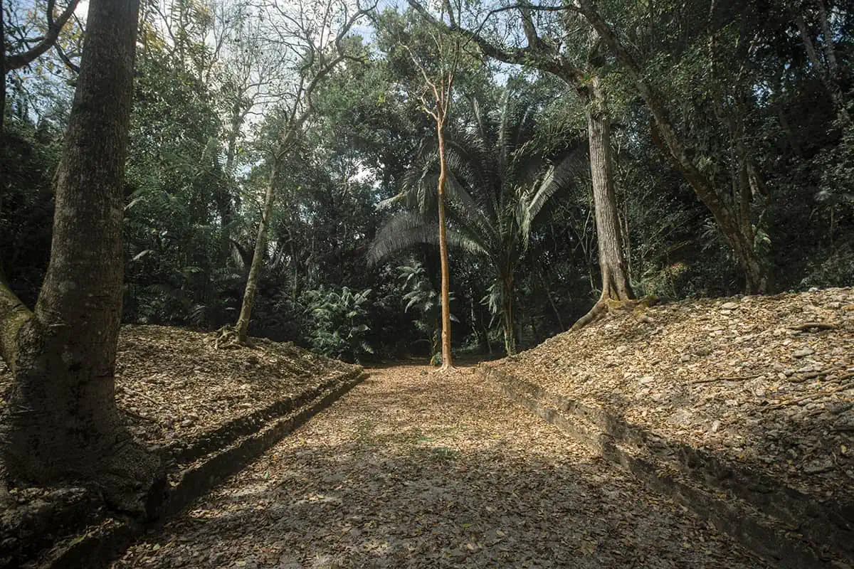 Cahal Pech Mayan Ruins In San Ignacio: A Hidden Gem Away from the Crowds 15 in the middle of the two ball courts on the lower part of cahal pech