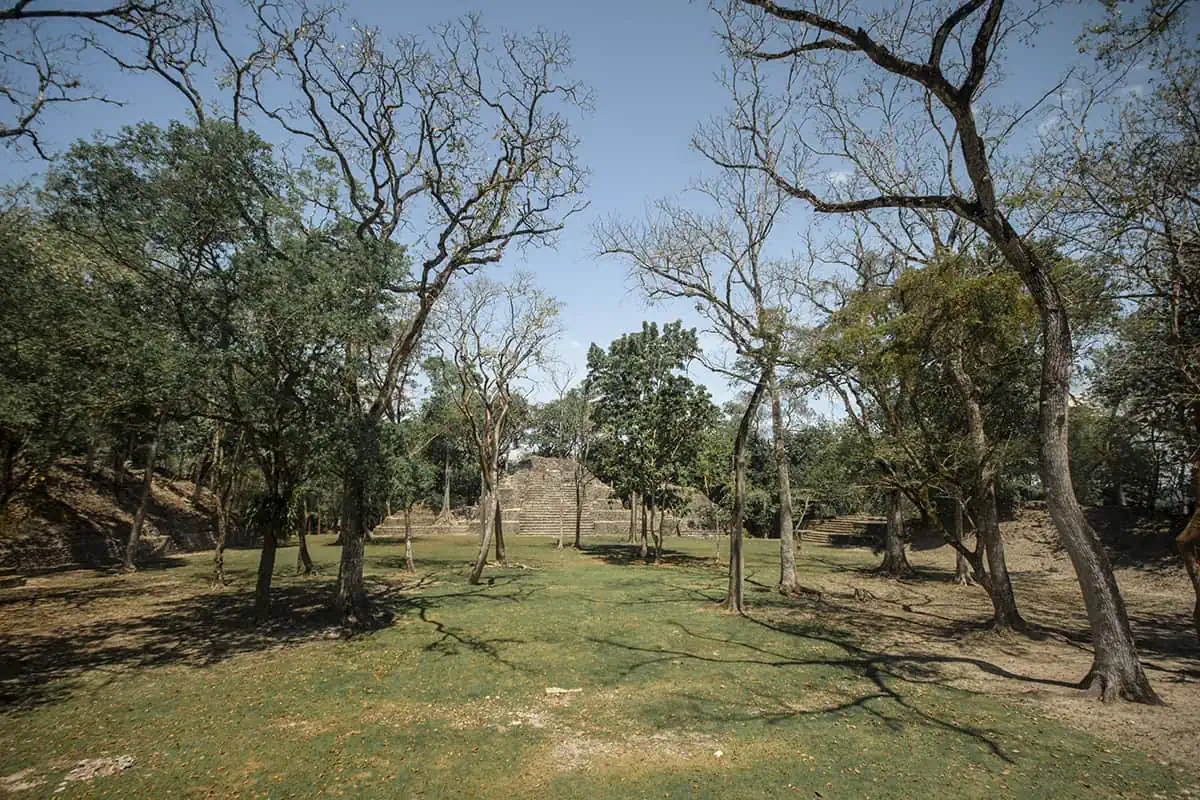 Cahal Pech Mayan Ruins In San Ignacio: A Hidden Gem Away from the Crowds 8 looking across the various ruins at cahal pech