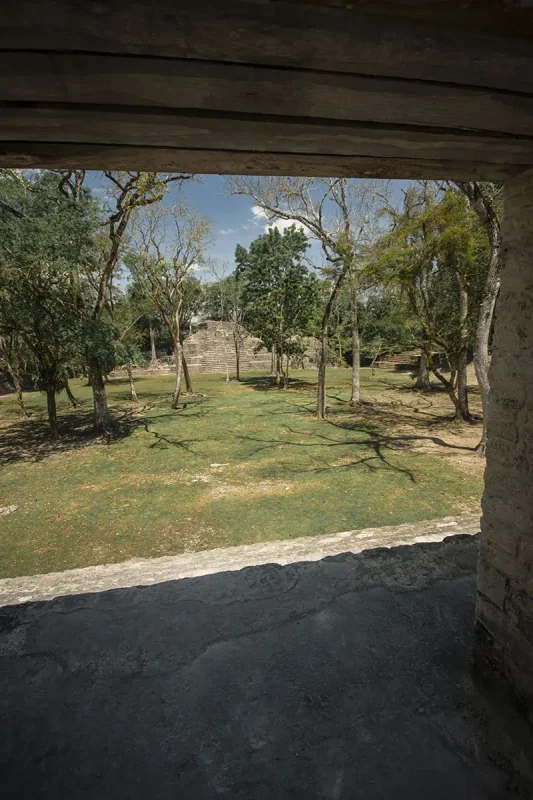 Cahal Pech Mayan Ruins In San Ignacio: A Hidden Gem Away from the Crowds 14 hiding in a bit of shade from the midday heat at the cahal pech mayan ruin site