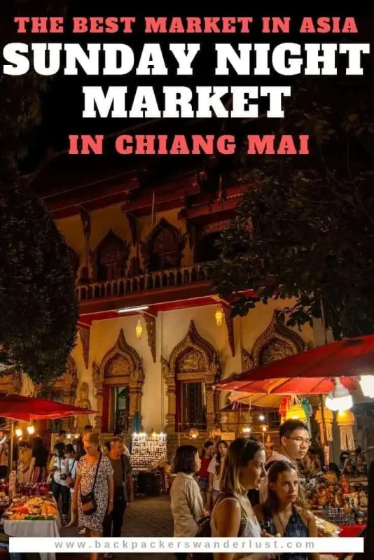 Find out everything you need to know about the Chiang Mai Sunday Night Markets. From the location, prices, opening hours, what to buy and more, this ultimate guide to this massive walking street has you covered.