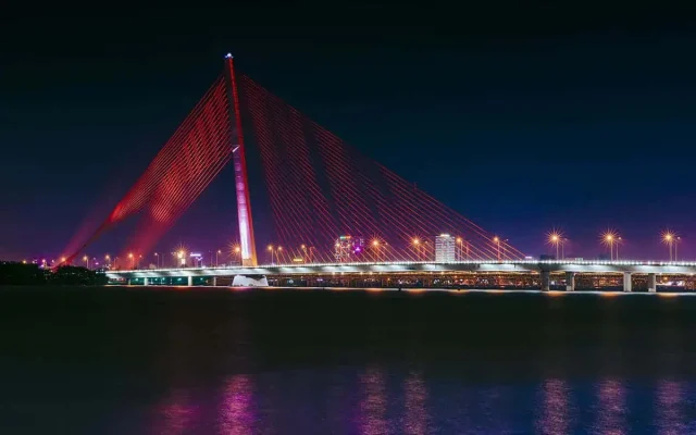 bridge on the way from da nang to hoi an