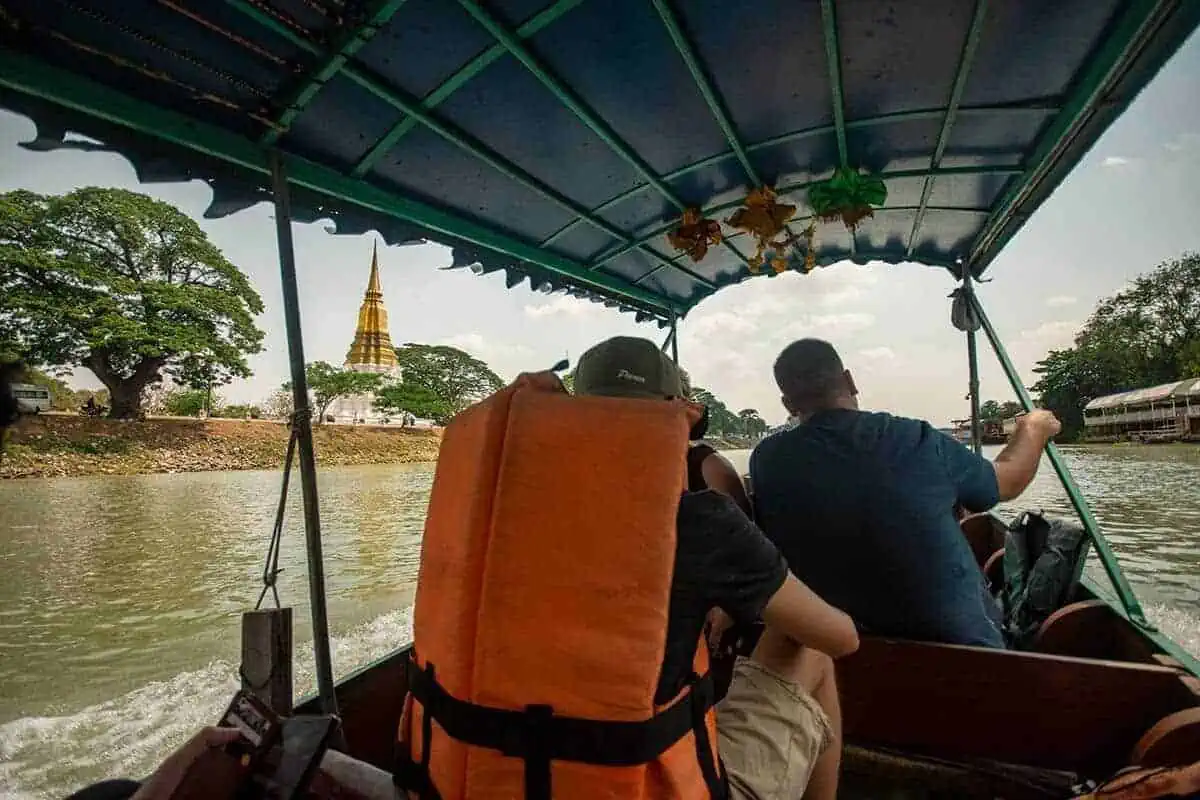 boat down the ayutthaya canals