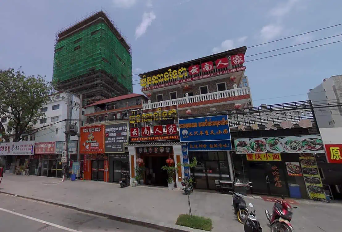 you will find that the majority of shops around sihanoukville mainly advertised in khmer and mandarian
