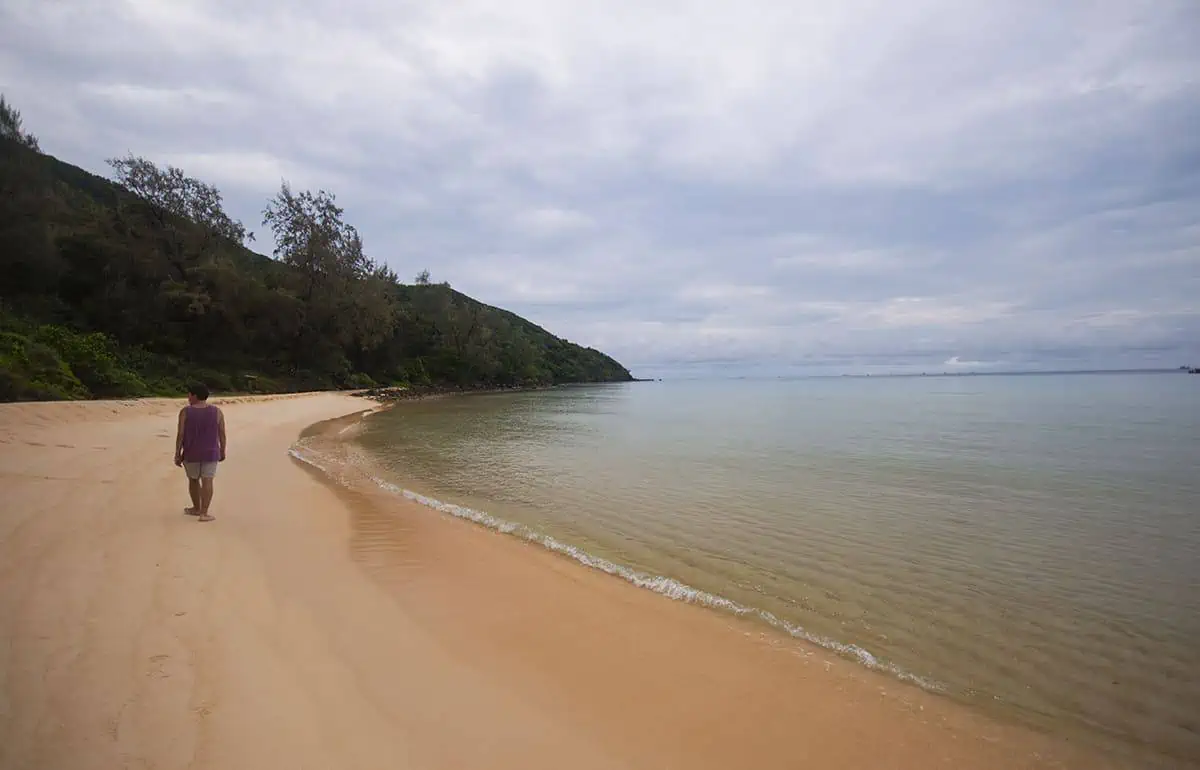 isolated beaches on koh rong samloem