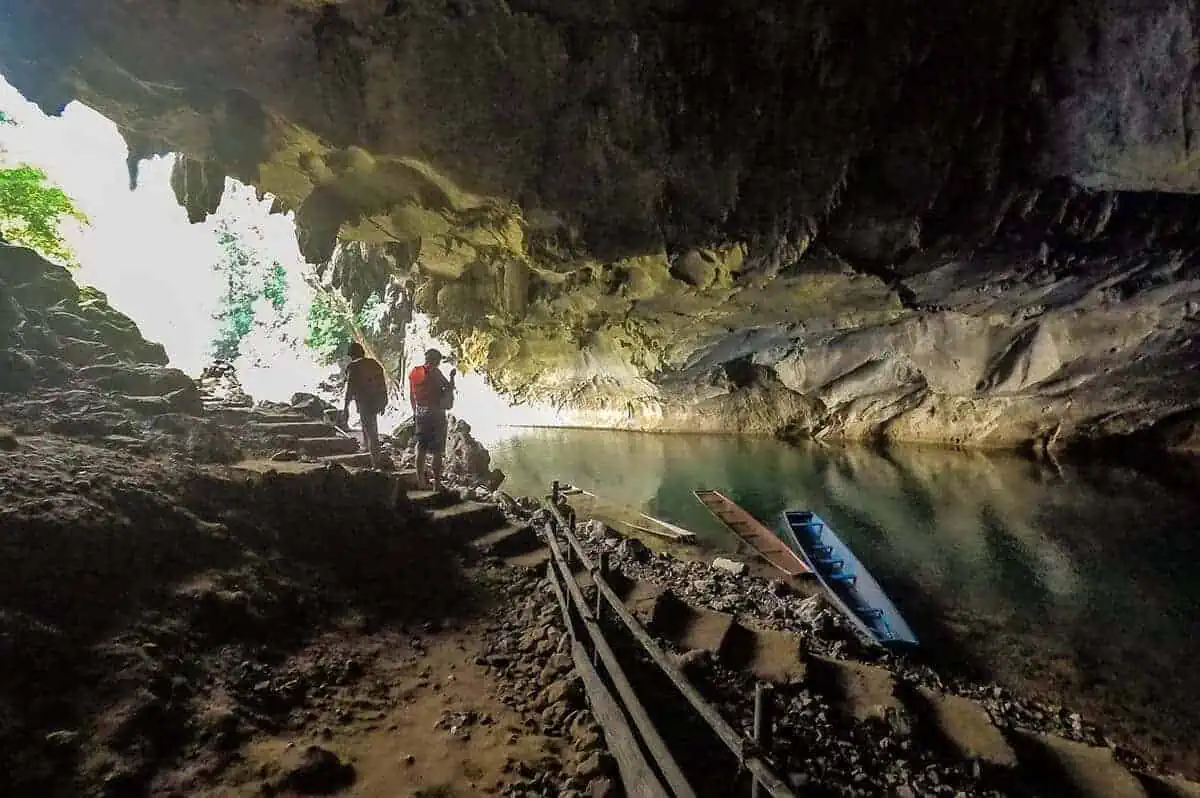 Kong Lor Cave, Laos: ULTIMATE Guide (2025) 3 the stairs to tham kong lo cave also known as kong lor cave