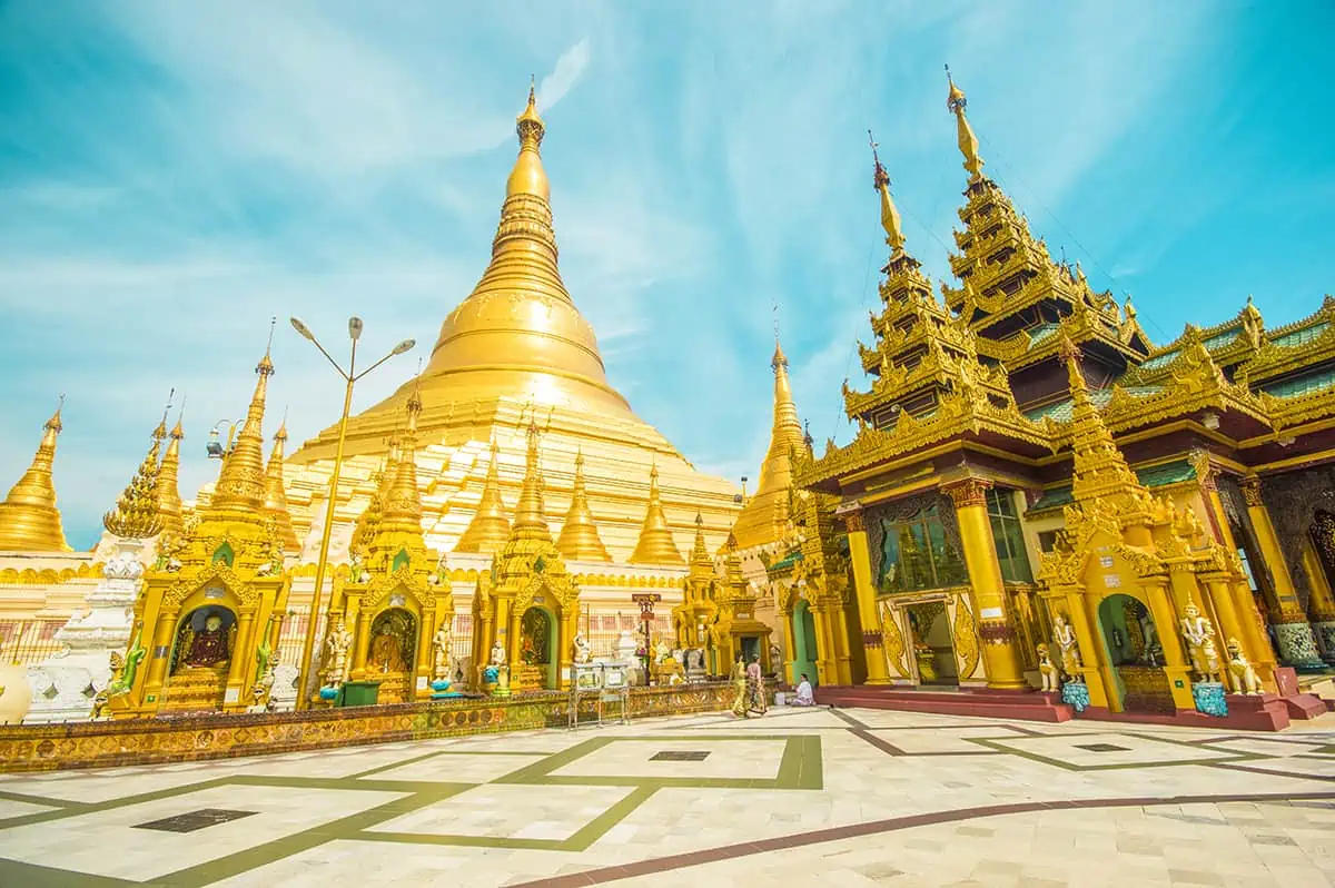 shwedagon pagoda in myanmar