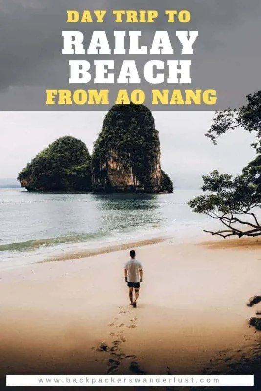 Ao Nang To Railay Beach: The ULTIMATE Guide 2025 22 Find out everything you need to know about traveling from Ao Nang to Railay Beach. This island paradise is a must when you are in Southern Thailand. Let's find out how to get to Railay Beach From Ao Nang!