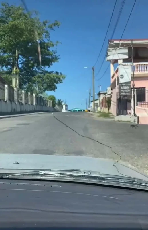 driving on the main road leaving the main area of san ignacio towards the belize guatemala border crossing