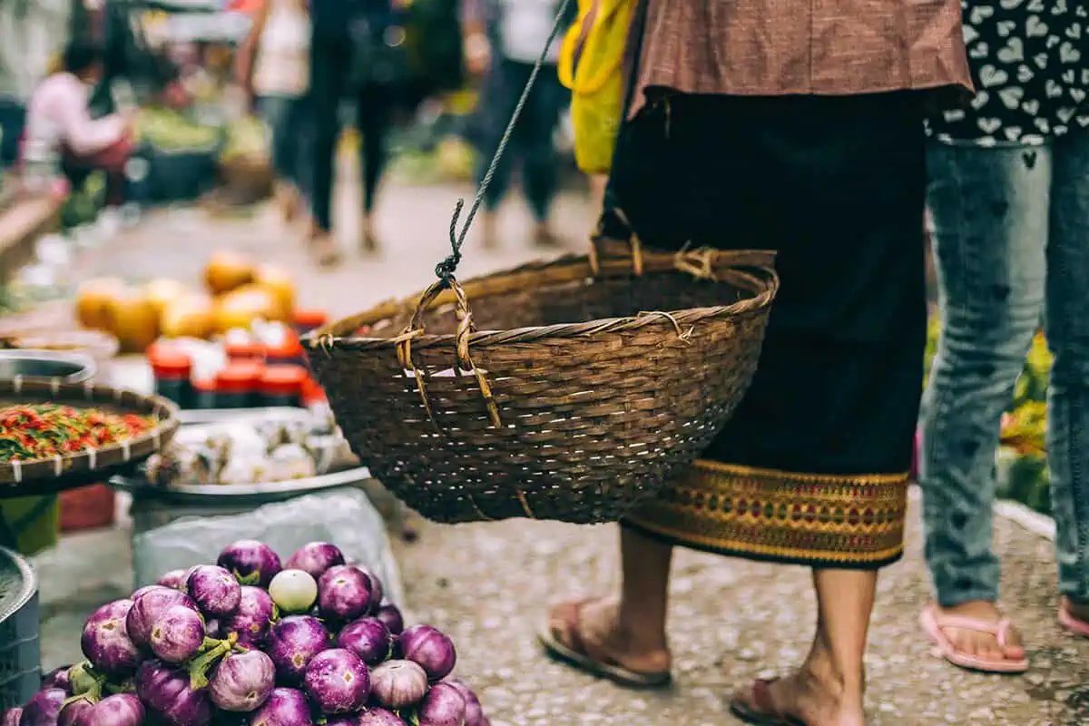 3 Days In Luang Prabang Itinerary: ULTIMATE Guide 20 shopping at the luang prabang morning market